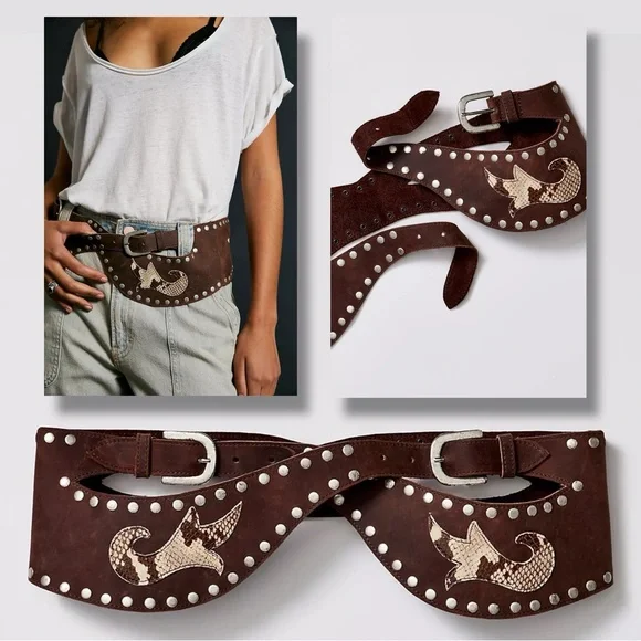 Free People | Accessories | Free People Hendrix Studded Belt 